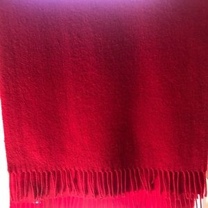 Turnbull & Abber - Bright Red cashmere Scarf 🧣